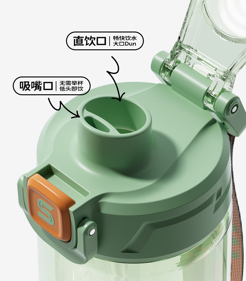 560ML尚泰弹盖塑料杯